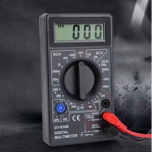 DT-830 B Digital Multimeter Voltage Current Ohm Tester with LCD Display