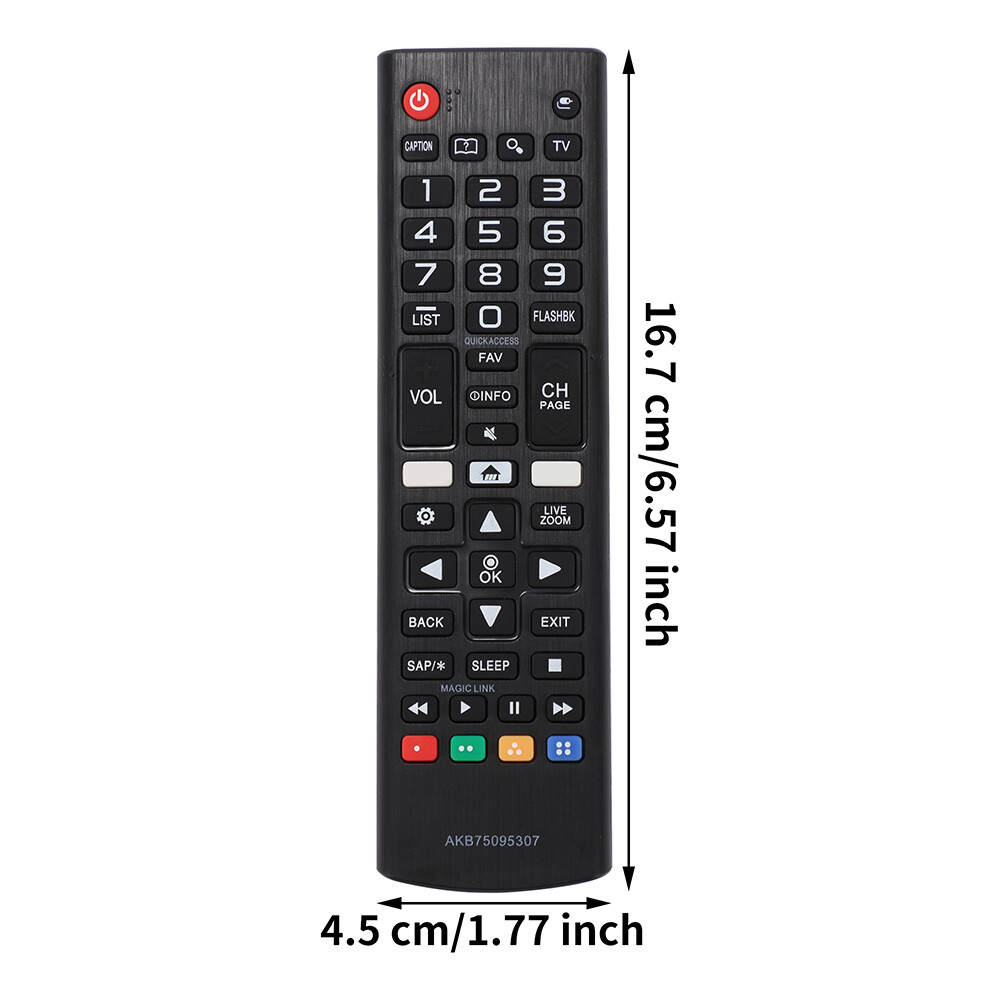 New Replacement TV Remote AKB75095307 For LG All Model LCD LED OLED Smart TV
