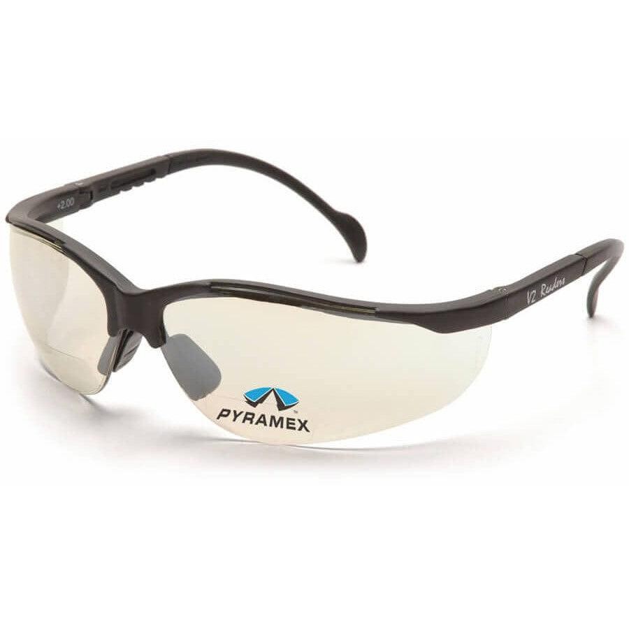 Pyramex V2 Reader Bifocal Safety Glasses with Indoor-Outdoor Lens