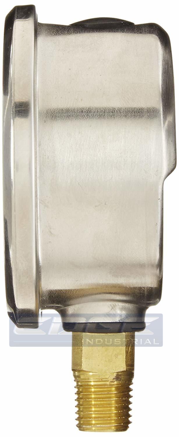 LIQUID FILLED PRESSURE GAUGE 0-500 PSI, 2.5″ FACE, 1/4″ NPT LOWER MOUNT WOG