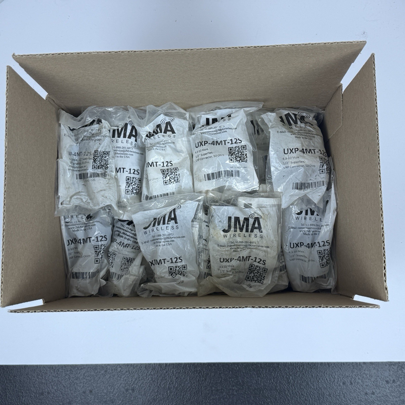 JMA Wireless UXP-4MT-12s Connectors (Lot of 42)
