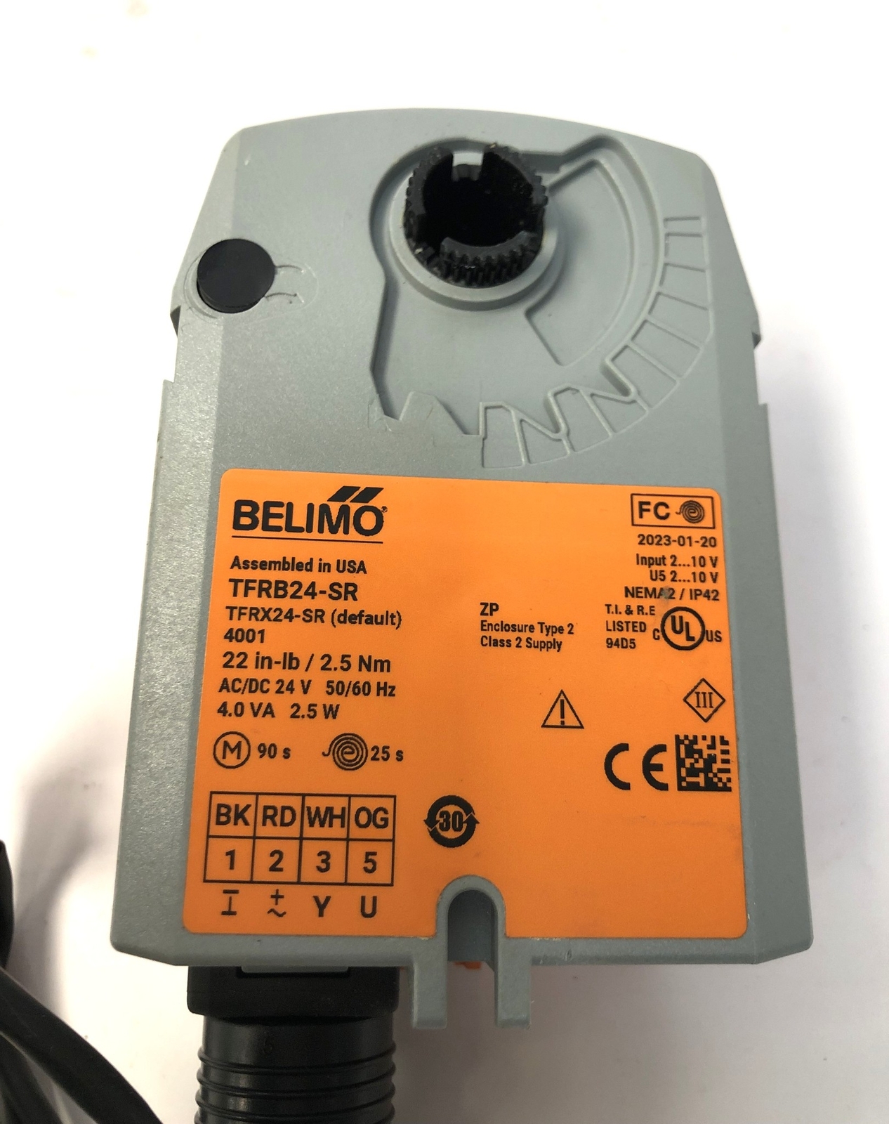 Belimo AFB24-SR Damper Actuator – Used Excellent Condition – Tested