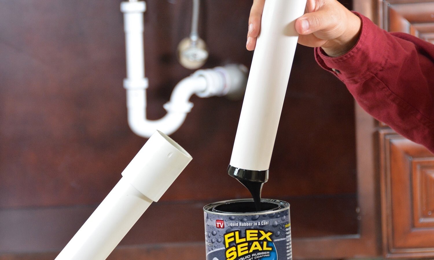 Flex Seal Liquid, 16 oz, Black, Liquid Rubber Coating Sealant