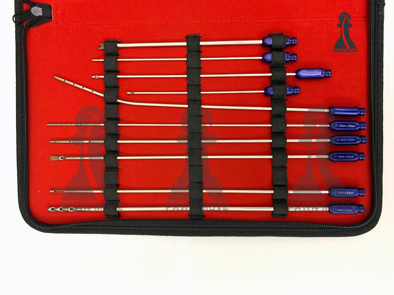 Cannula Set of 21 Pieces Liposuction Fat Reduction kit With Syringe Stand Steel