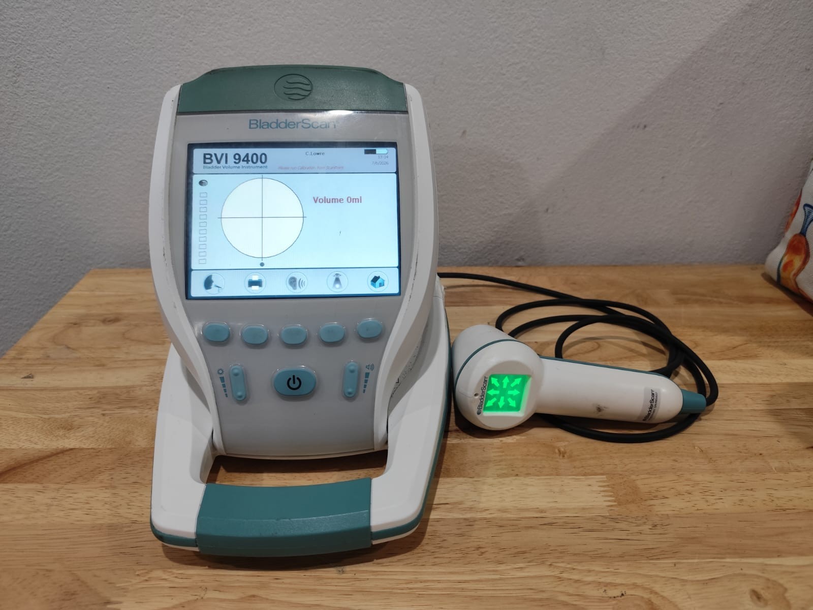 Verathon BladderScan BVI 9400 Bladder Volume Instruments Scanner Battery