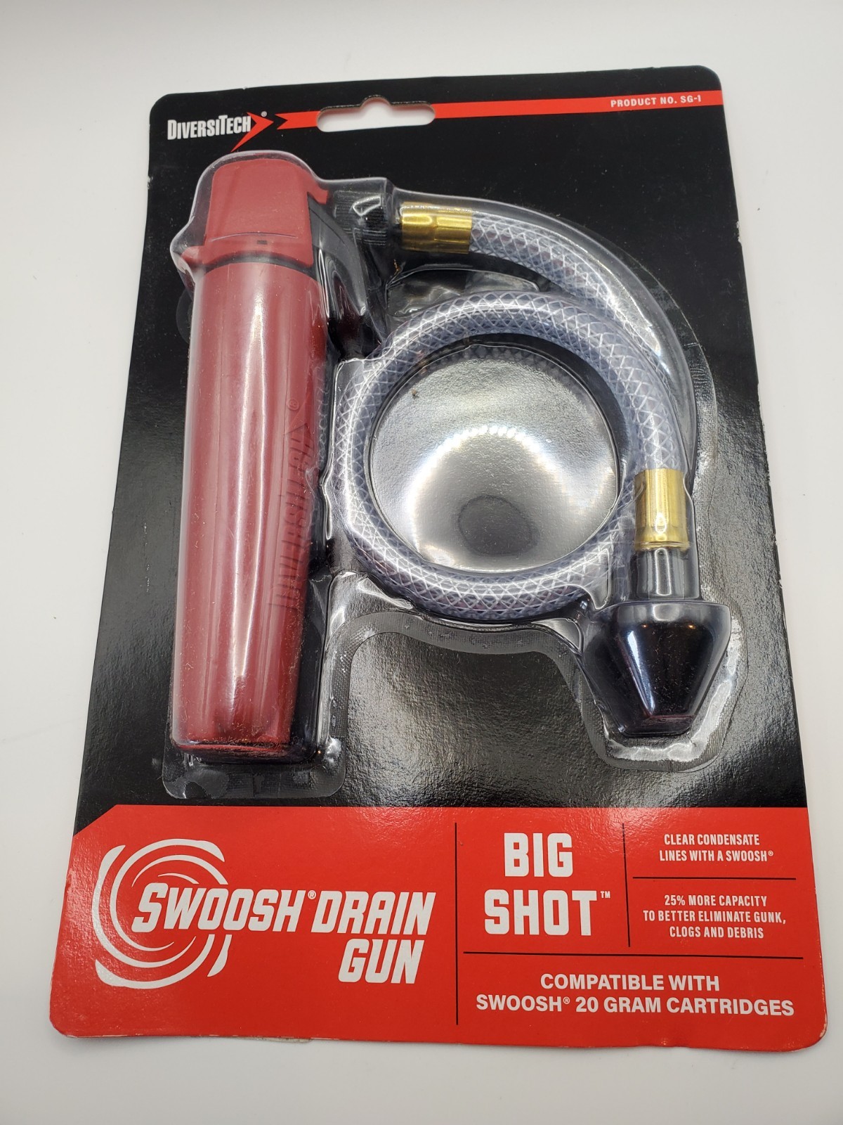 DiversiTech SG-1 Big Shot 20G Swoosh Drain Gun – NEW