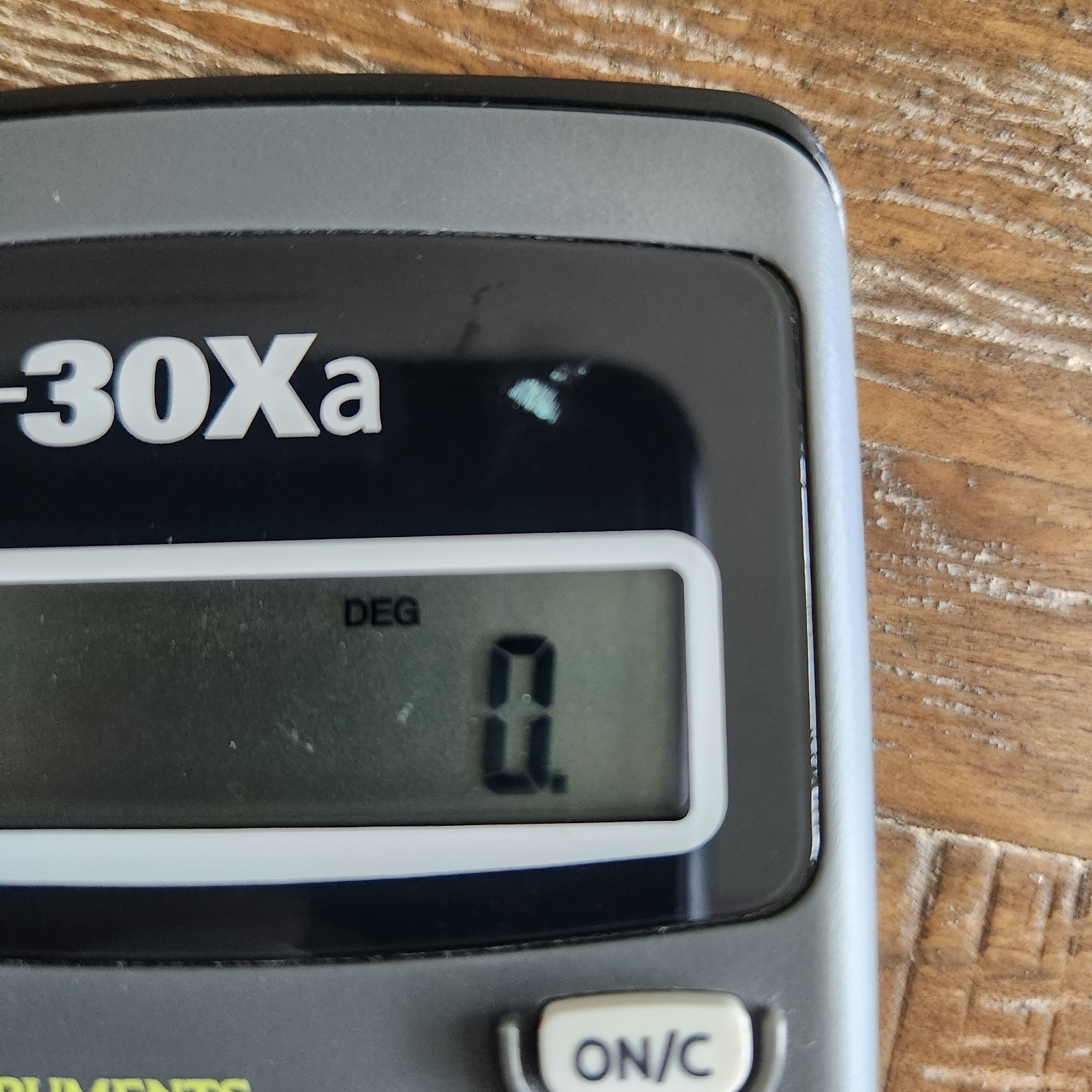 Texas Instruments TI-30Xa Scientific Calculator Green 2nd Key Tested Works