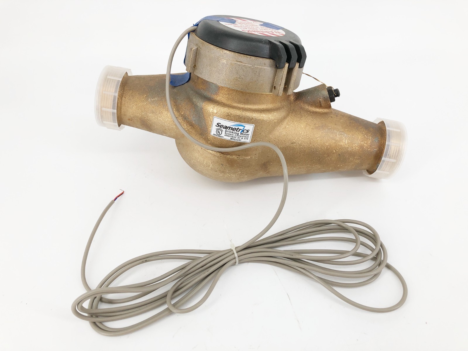 New SeaMetrics MJNR-150-100G Flow Meter 1-1/2″ 100 Gal/Pulse MH61231
