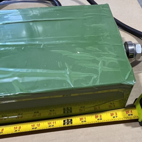 Branson Ultrasonic Immersible Transducer Cleaner Lab Homogenizer 28 x 8 x 3.5 in