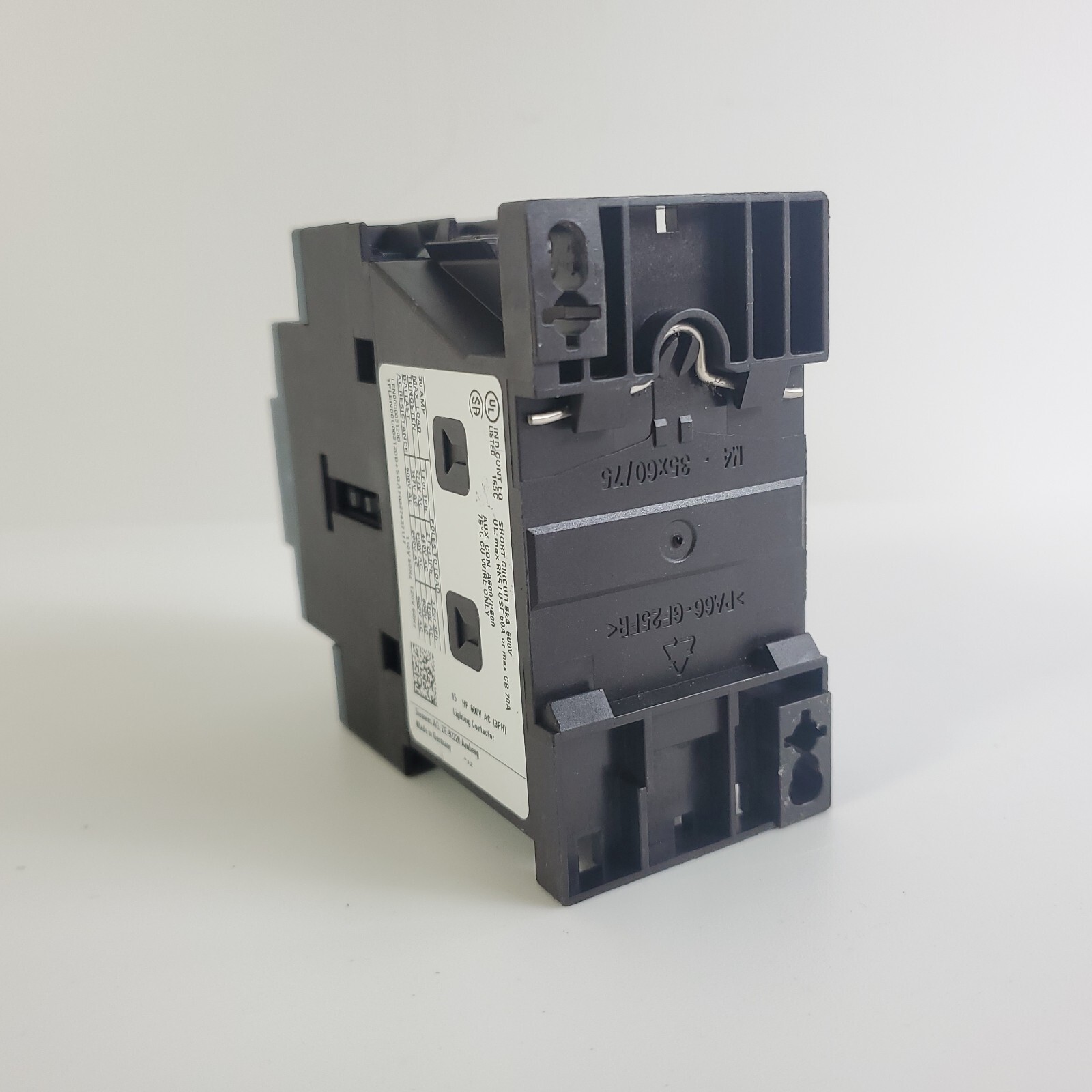 Siemens LEN00C003120B Contactor 110V 50Hz 120V 60Hz 30A
