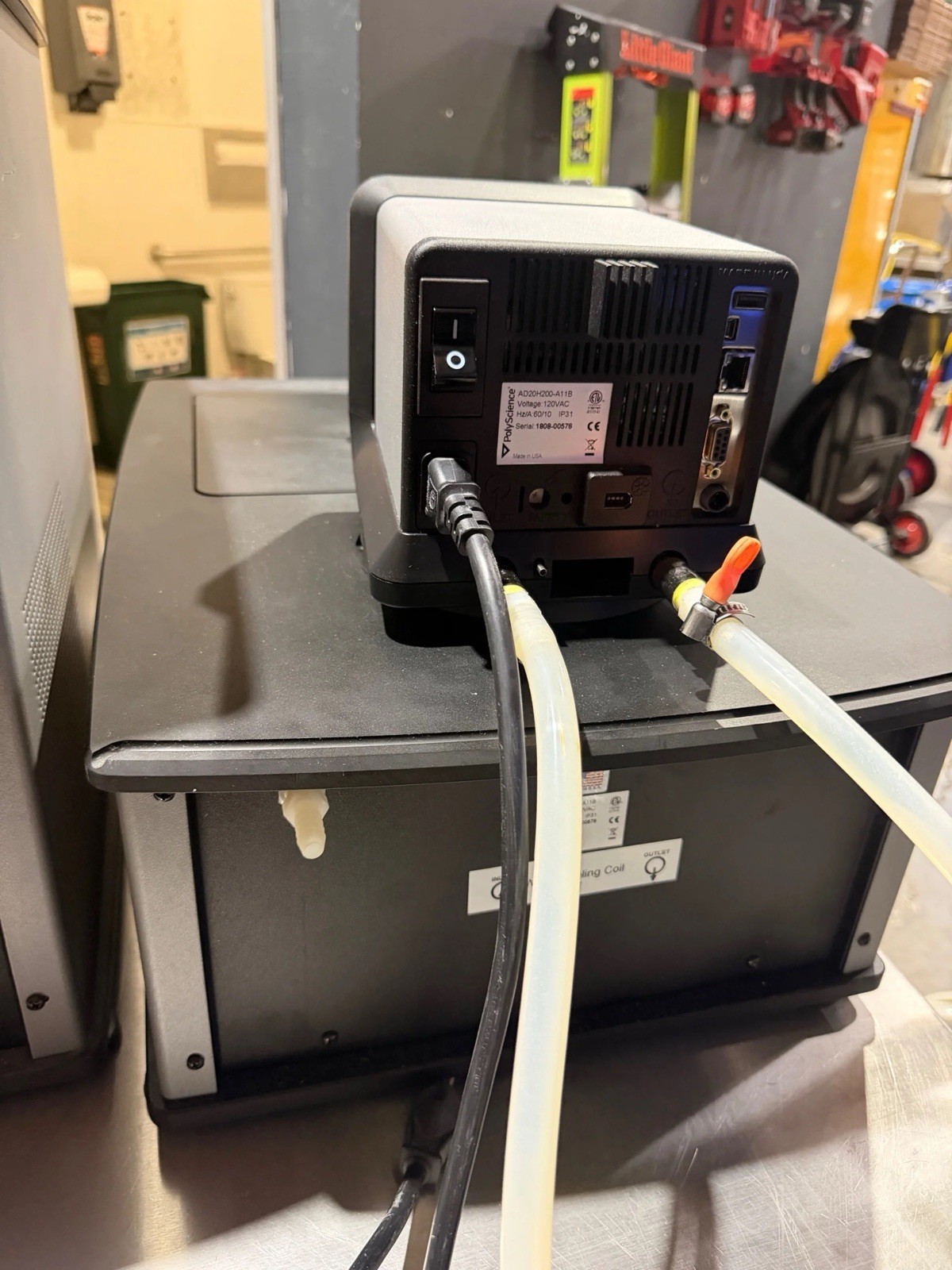 Used – Polyscience AD 20L Recirculating Heater – AD20H200-A11B – Tested 110v