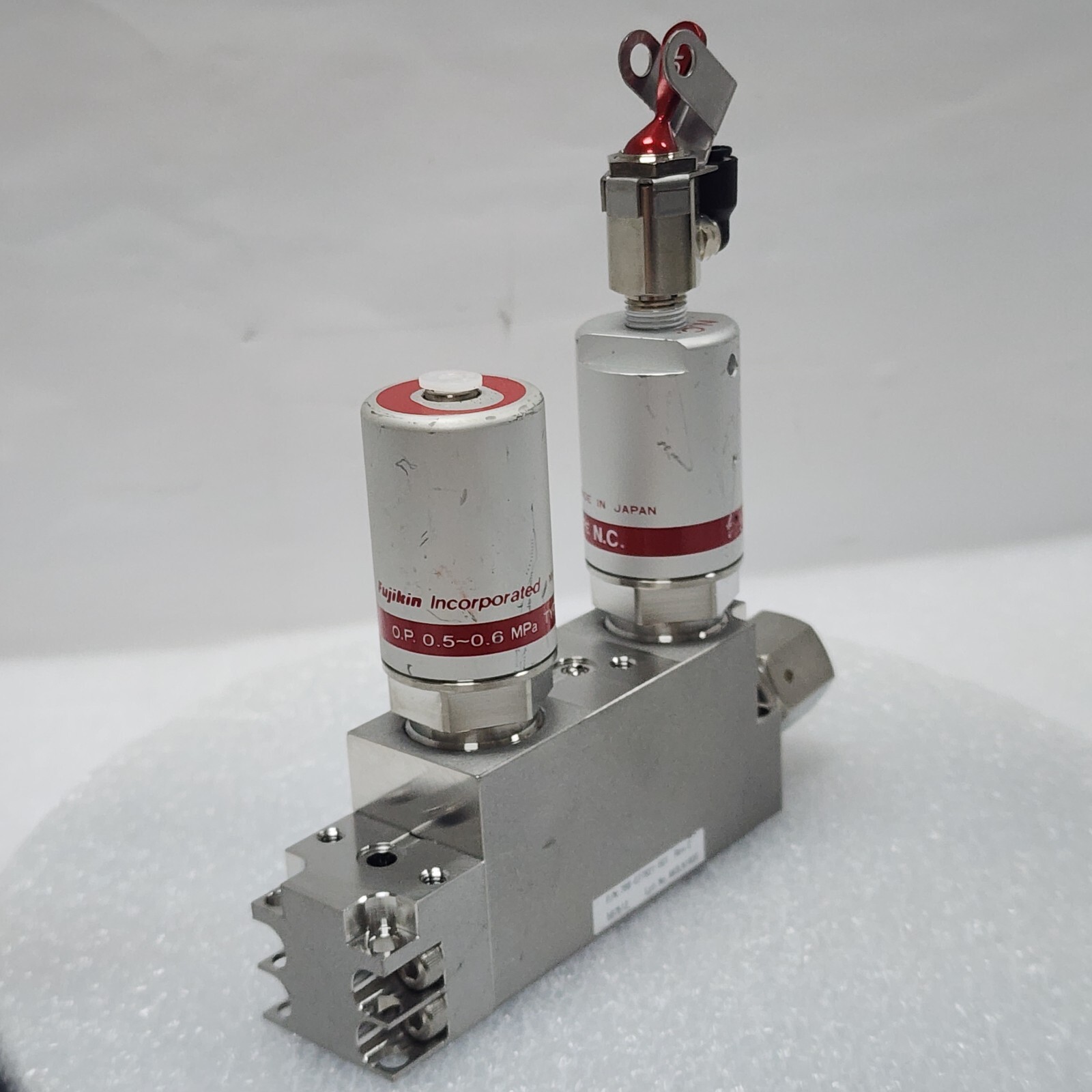 Lam 766-077821-501 Rev C, Fujikin 0.P. 0.5-0.6 MPa, Type NC Assy,Jp,_96973