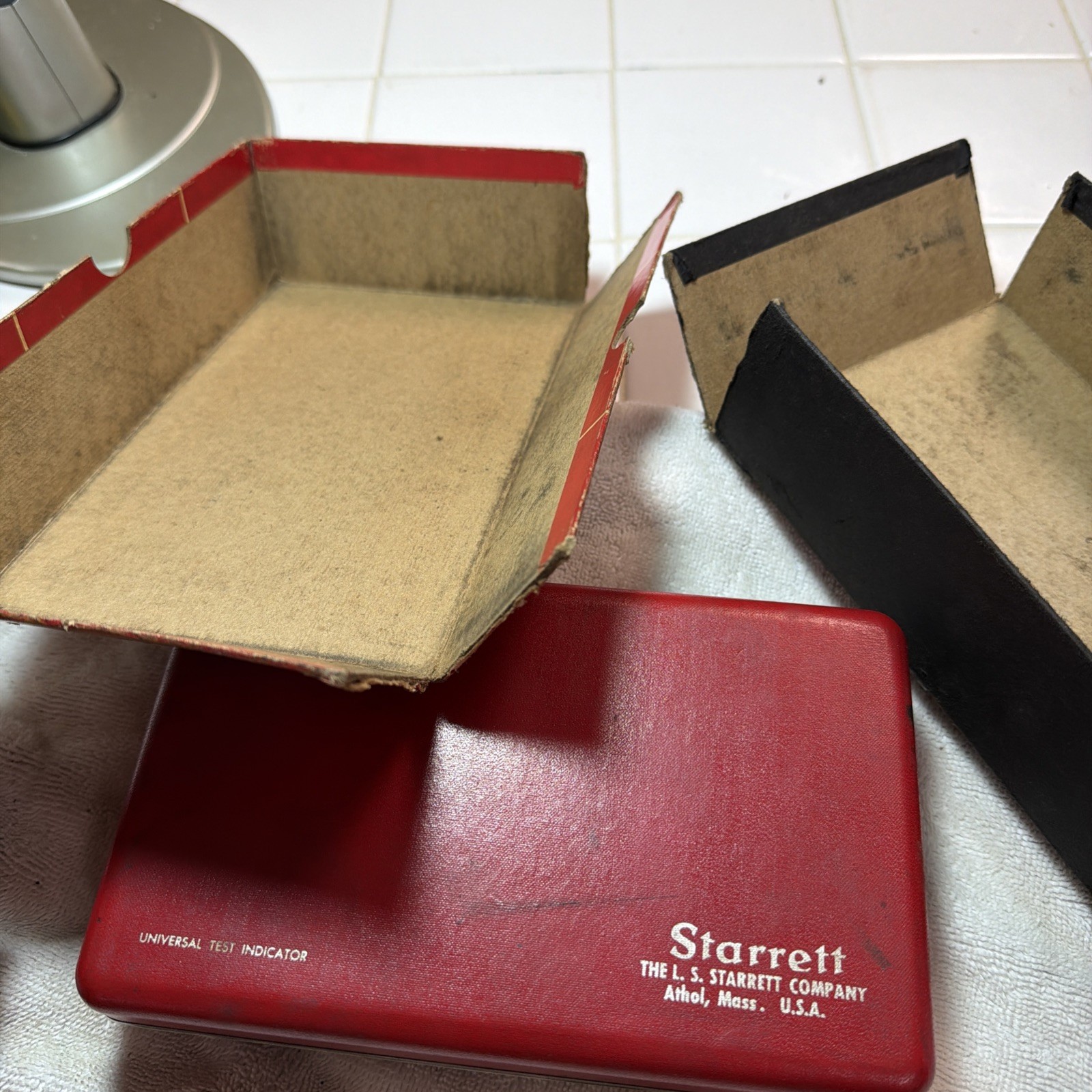 Starrett 196A Dial Indicator With Case & Original Box