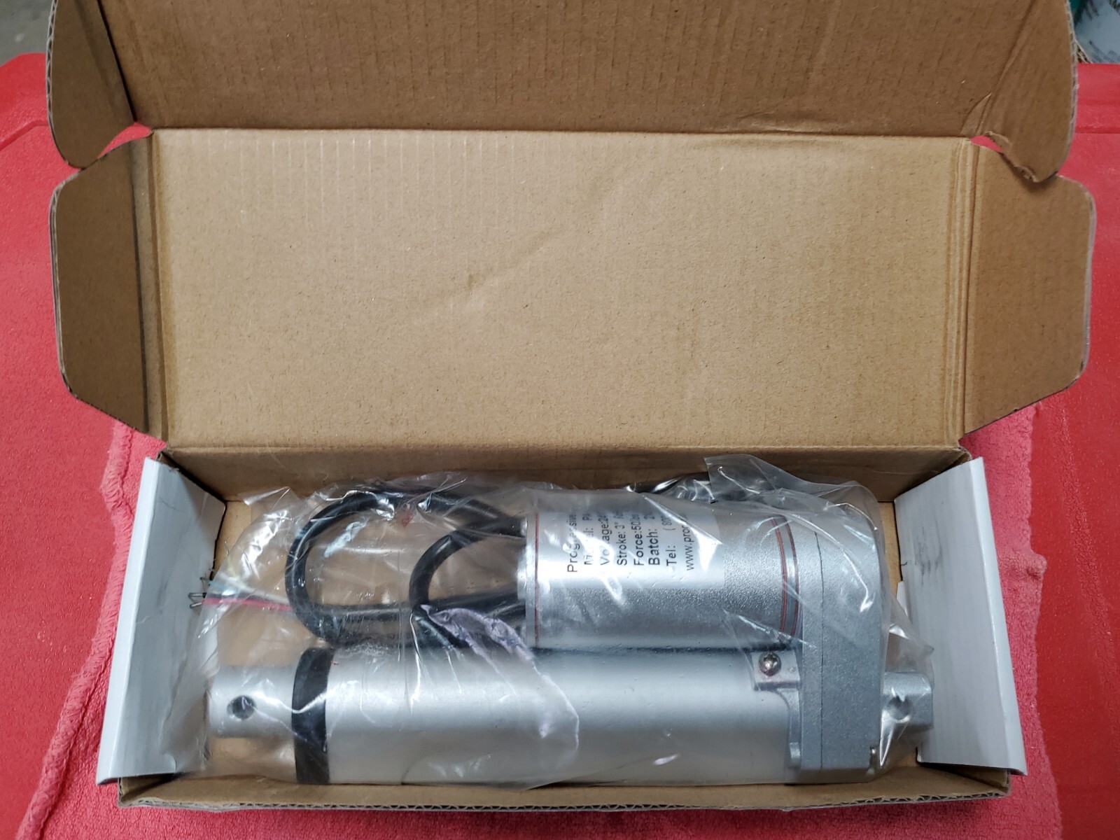 Progressive Automations Model PA-14-3-50 24VDC 3″Stroke 50lbs Force