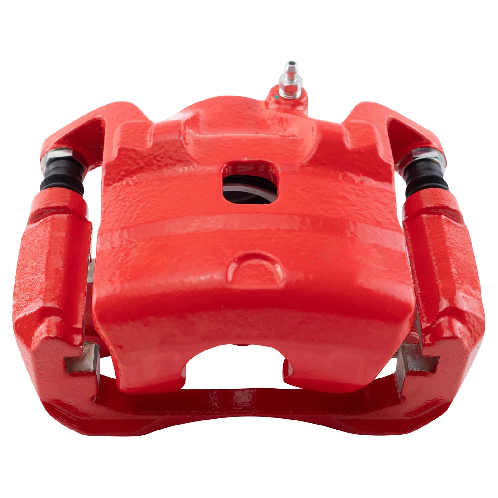 TRQ Front Left Brake Caliper w/Bracket Performance Red Drivers Side Compatible w