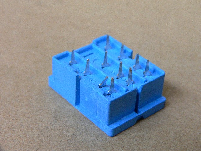 Finder 94.13 9413 Pcb Socket For 55.33 Relay (Blue