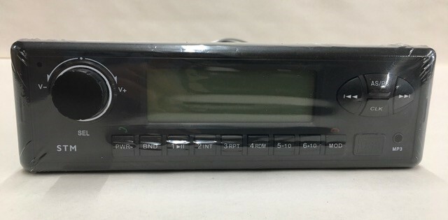 24 volt radio for Komatsu Dozer D61-D65 AM/FM/WB/USB/Aux/ Bluetooth
