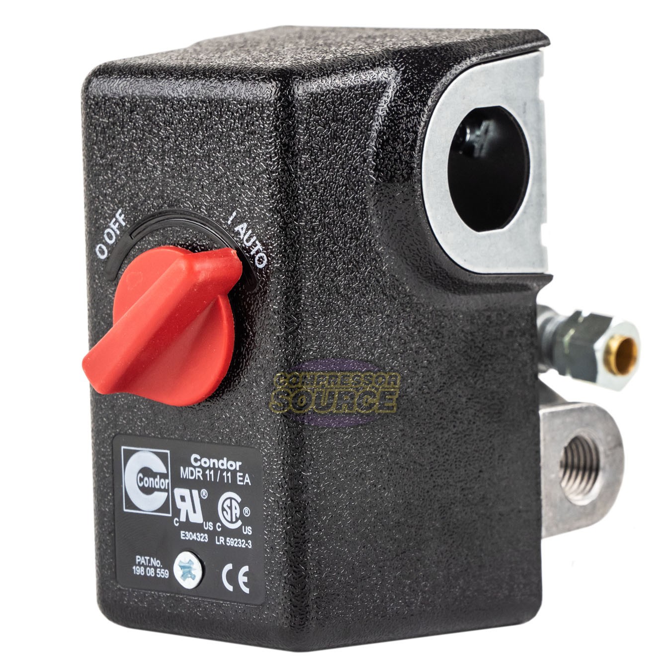 Condor 11KC2E Pressure Switch Control Valve 140-175PSI 4 Port 1/4″ FNPT MDR11/11