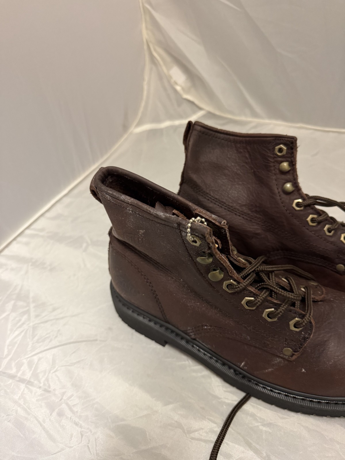 Bonanza Lace-Up Steel Safety Toe Work Boots. New without Box. Size 9.5 and 12!