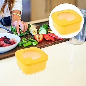 Cheese Slice Storage Container 4.72X2.67In Butter Holder with Lid for