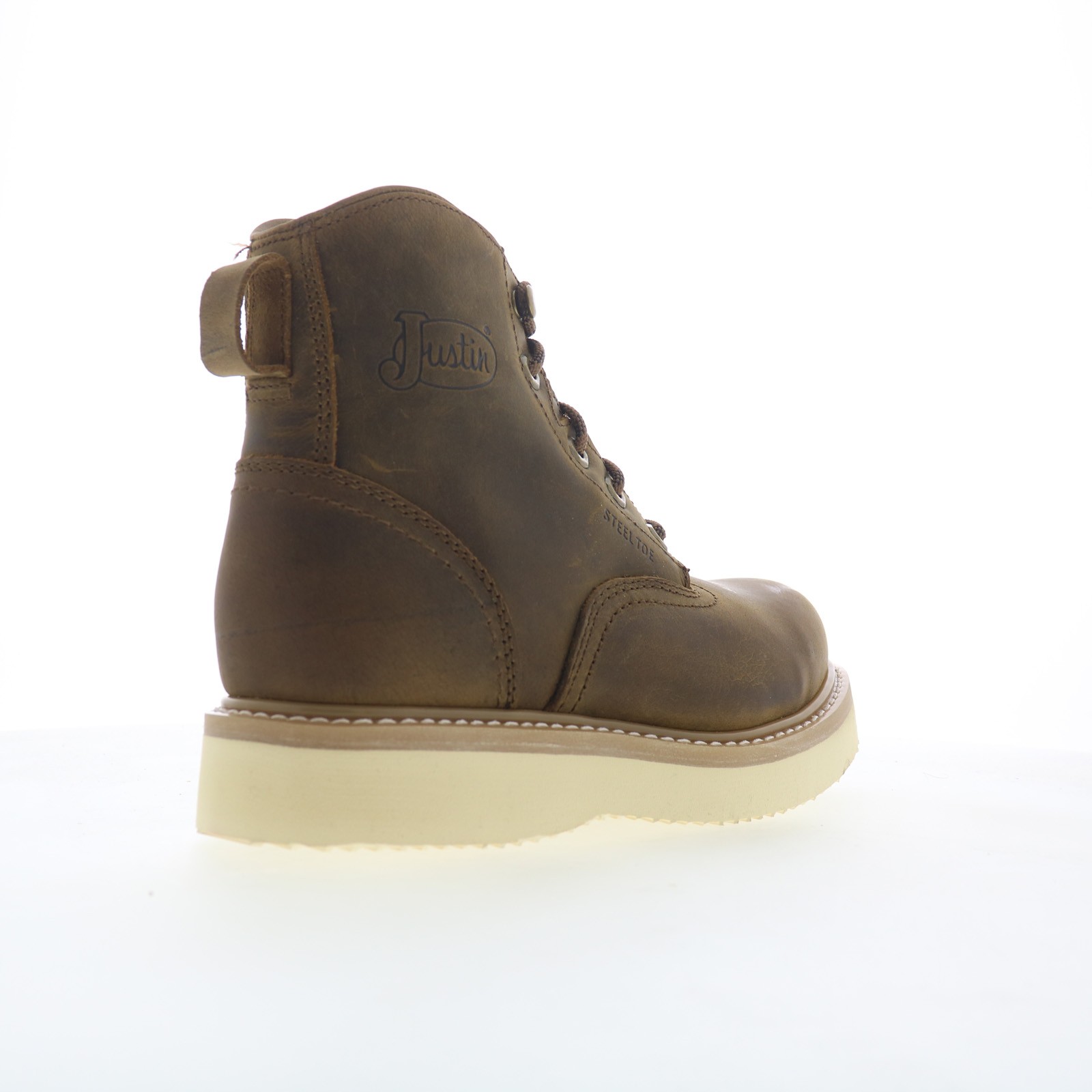 Justin Boots Maxwell 6″ Steel Toe OW709 Mens Brown Work & Safety Boots