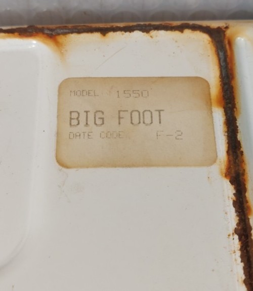 Vintage HEALTH-O-METER Professional Dial 1550 Big Foot 325 Pound Scale w/Markers