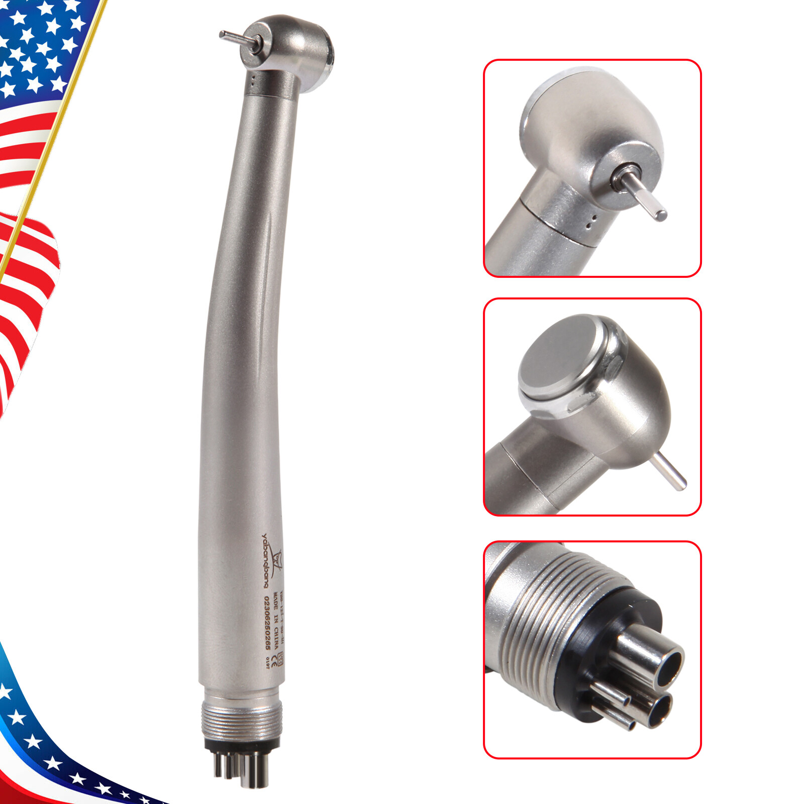 Dental High Speed Handpiece 4Holes Large Head Turbine Fit NSK PANA MAX YDA4