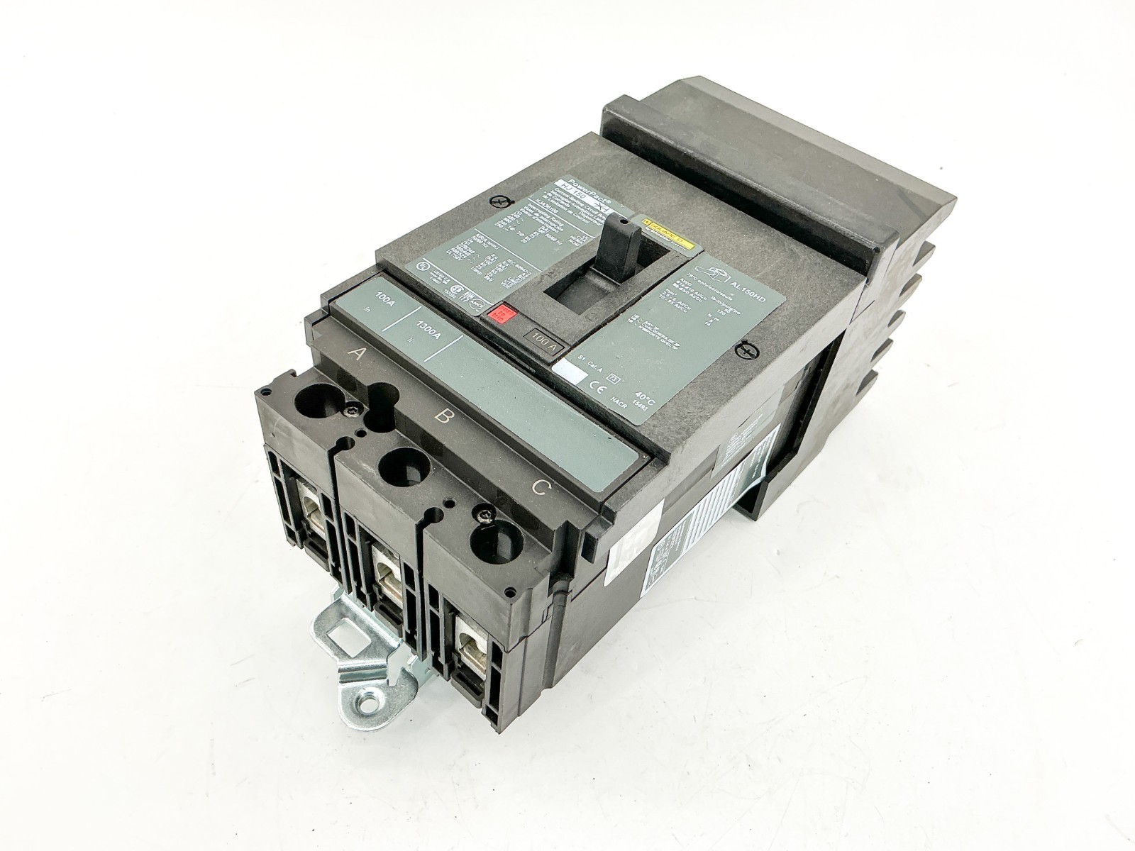 New Square D HJA36100 Circuit Breaker 3P 100A 600V 50/60Hz – No Box