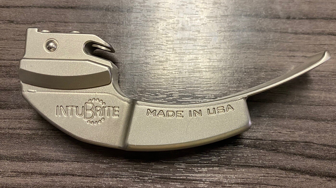 Intubrite Video Laryngoscope Blade Medical Component, Model VLS 1021 D27