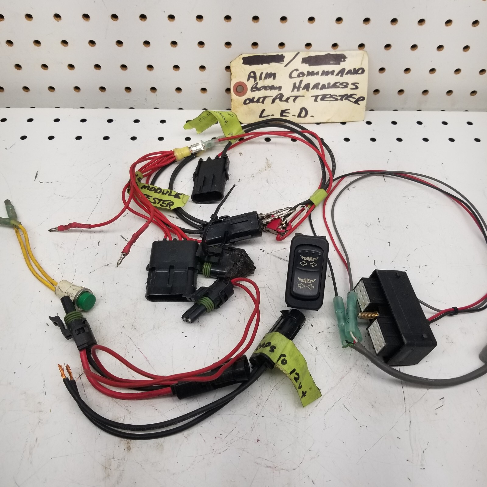 AIM COMMAND BOOM HARNESS TESTER L.E.D. CNH CASE ih PATRIOT SPRAYER Wire Harness