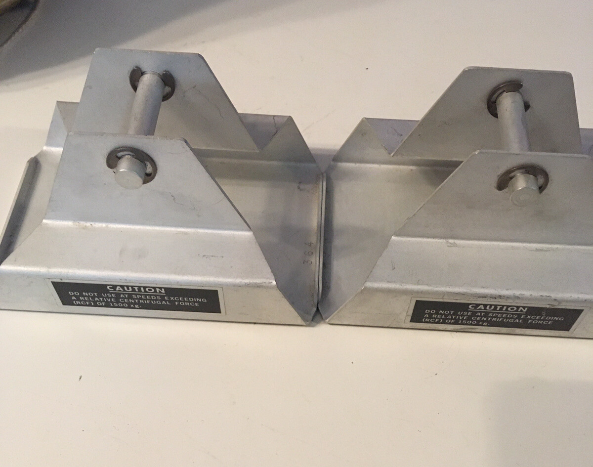 *PRE-OWNED* 364- (2) MICROTITER-PLATE CARRIER FOR CENTRIFUGE ROTOR-FREE SHIP*