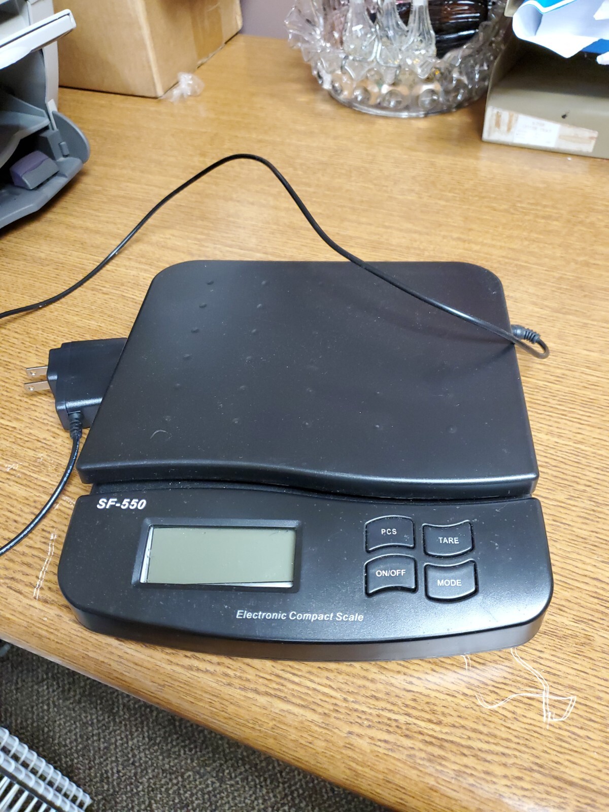 Horizon 66LB x 0.1oz Digital Postal Shipping Scale SF-550 V4 Desktop Scale Black