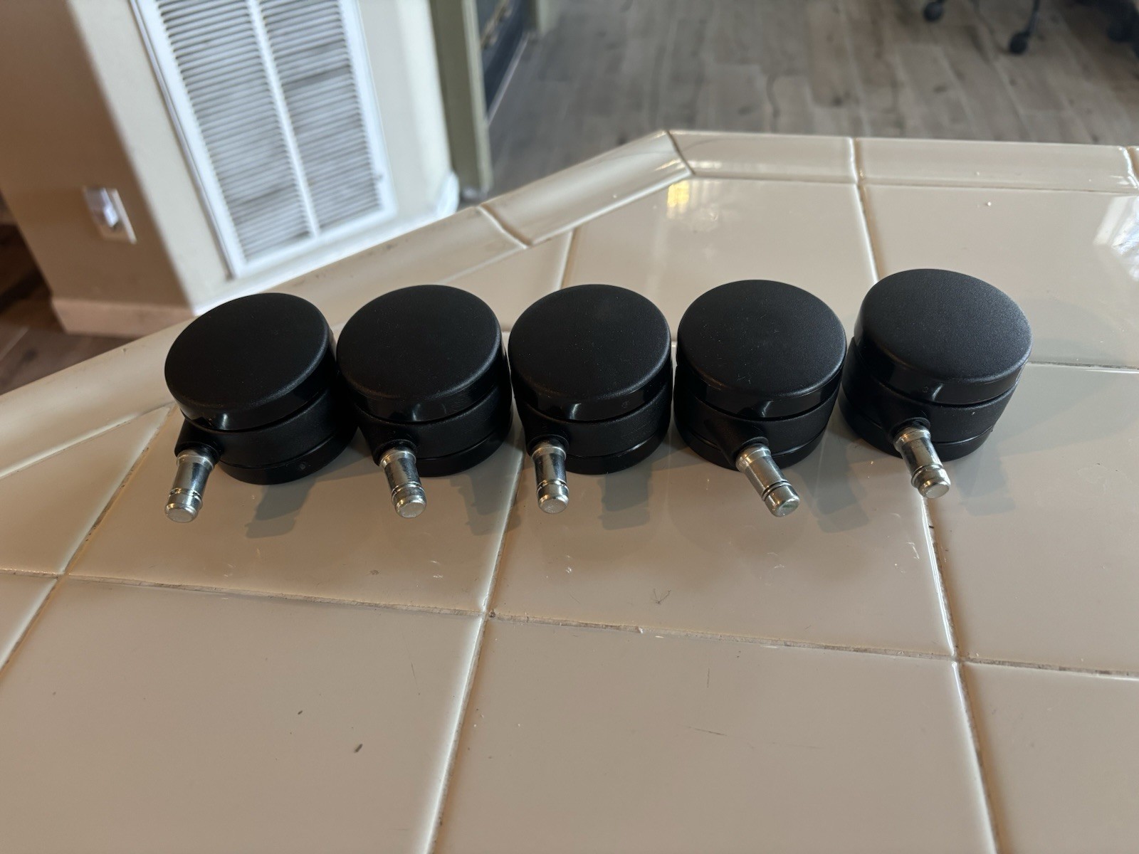 OEM Herman Miller C7 2.5-Inch Hard Floor/Carpet Casters for Aeron, Setu, Eames