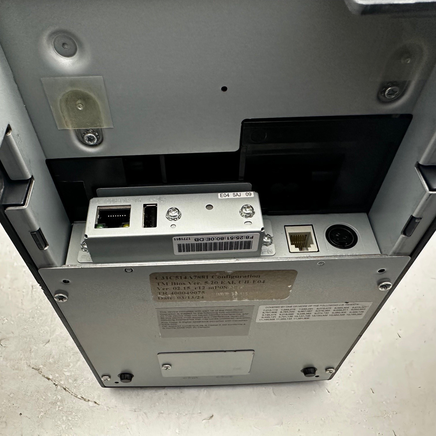 Epson TM-U220B M188B Point Of Sale Kitchen Receipt Printer Ethernet