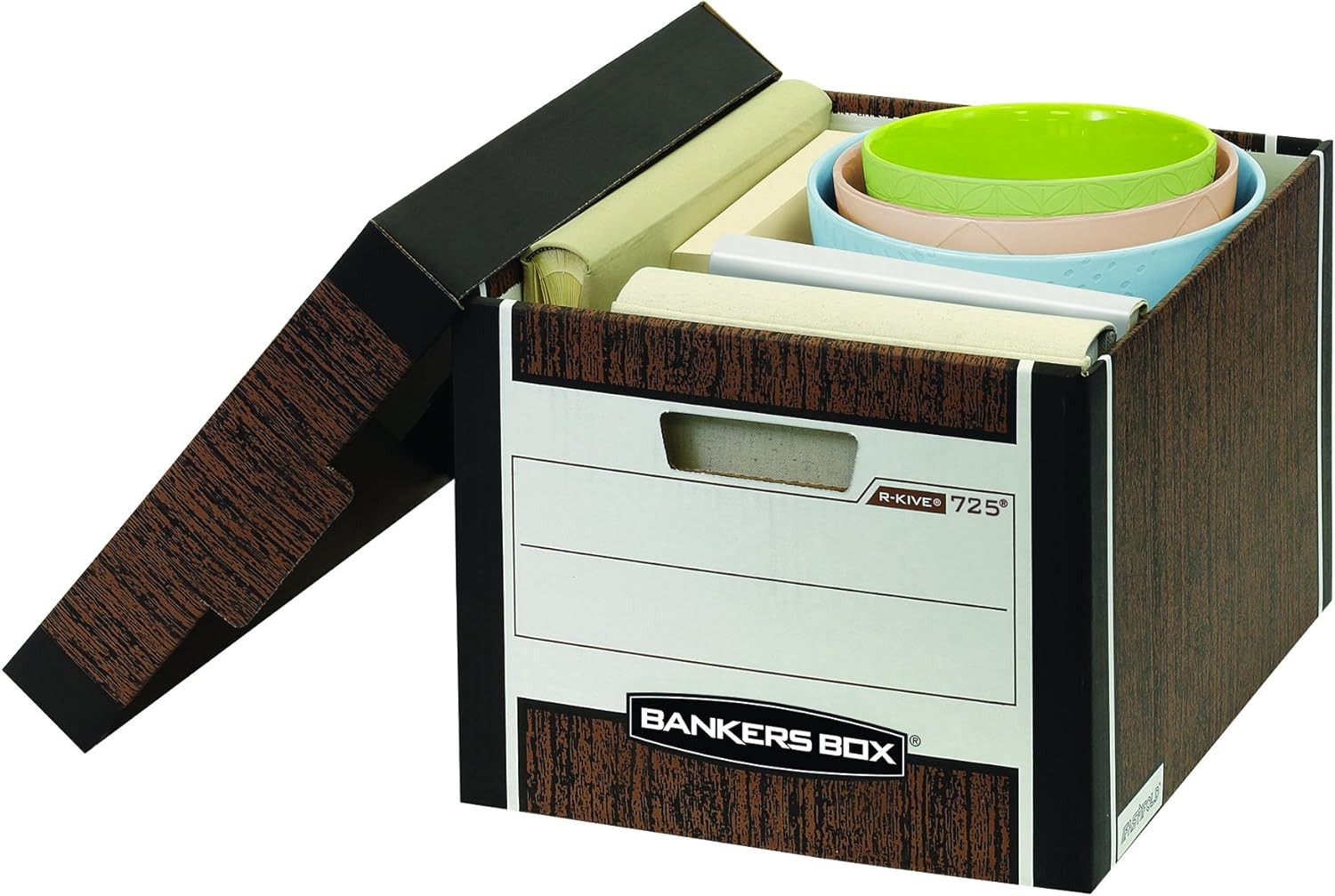 12-Pack Heavy-Duty File Storage Boxes, Letter/Legal, Fastfold | Archive with Con