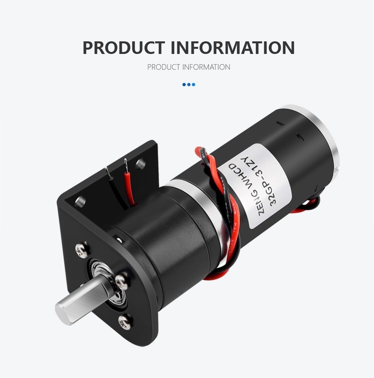 32GP-31ZY Planetary Brushed Motor DC 12V24V Forward And Reverse Speed Regulation