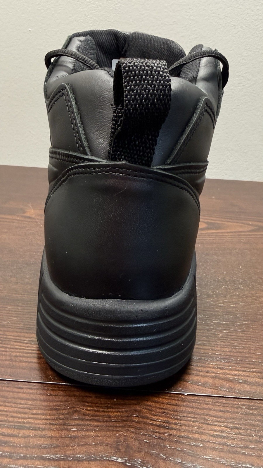 Reebok Work SR USA CP8375 Mens Size 10M Black Leather Slip Resistant Shoes