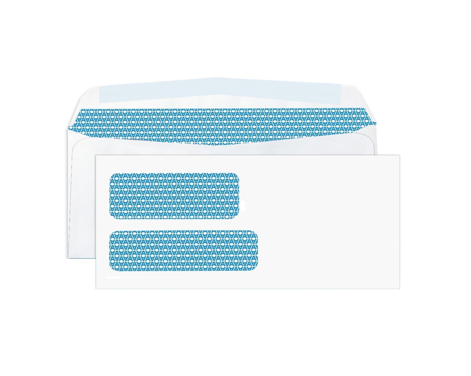9 Double Window Security Business Mailing Envelopes For Invoices, 500 Count