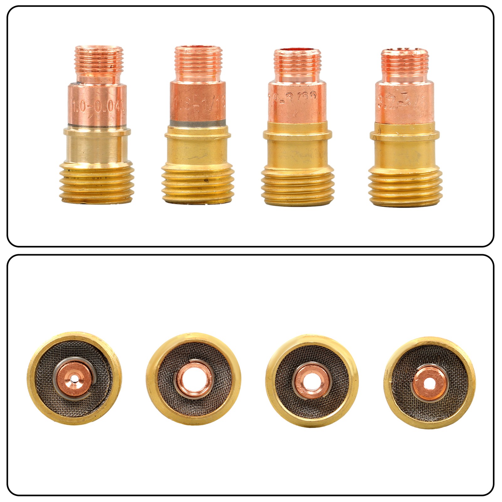 36pcs TIG Welding Torch Stubby Gas Lens #12 Pyrex Glass Cup Kit For WP-17/18/26