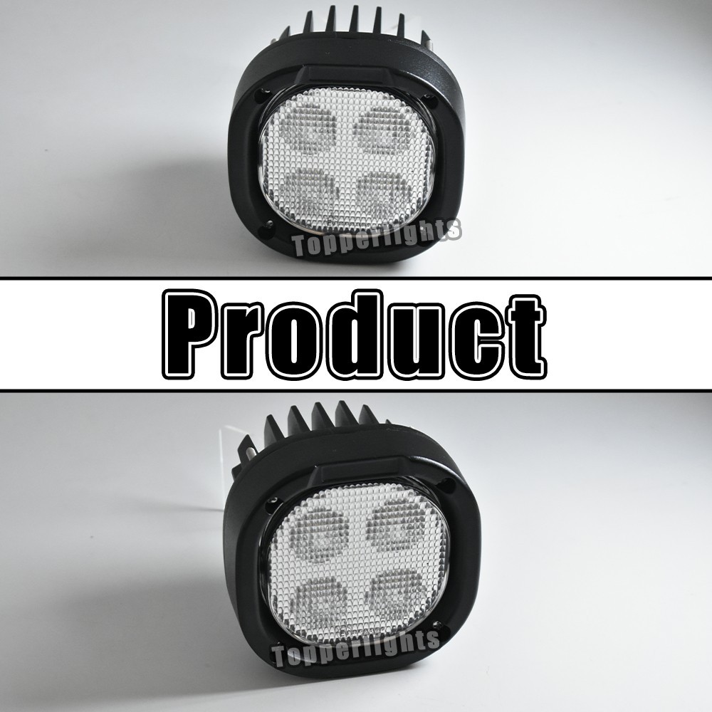 4X LED Headlight For AT352538 John Deere 333G 323D 333D 333E 332G 320G 324G 331G