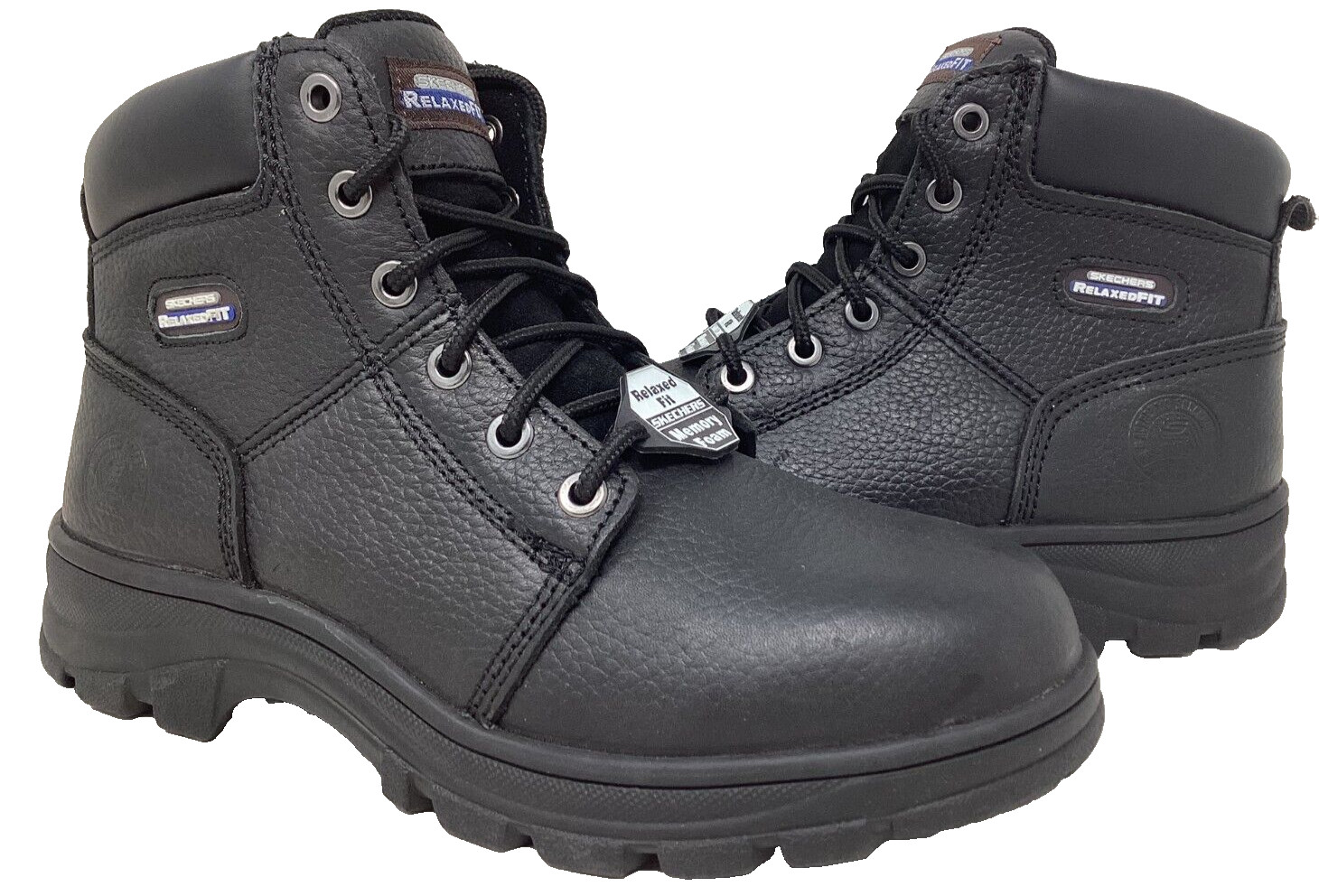 Skechers Men’s Work RF Workshire Condor EH Lace Up Boots Black Size:9 127T