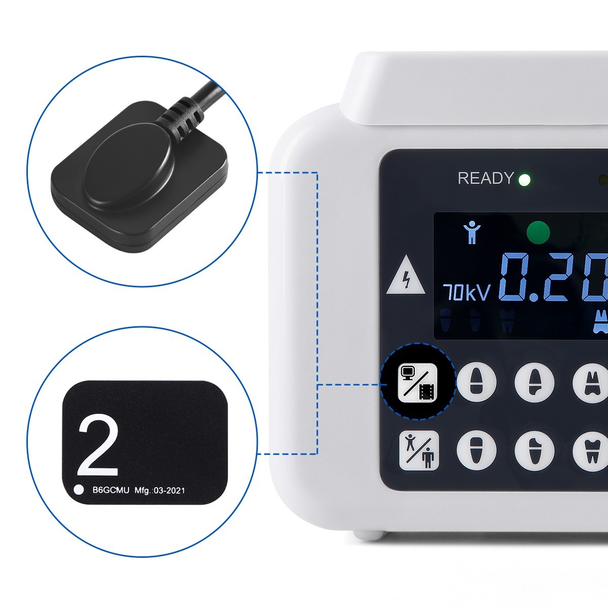 Dental X-Ray Positioner Digital Xray Sensor Holder Film Positioning System 2.0