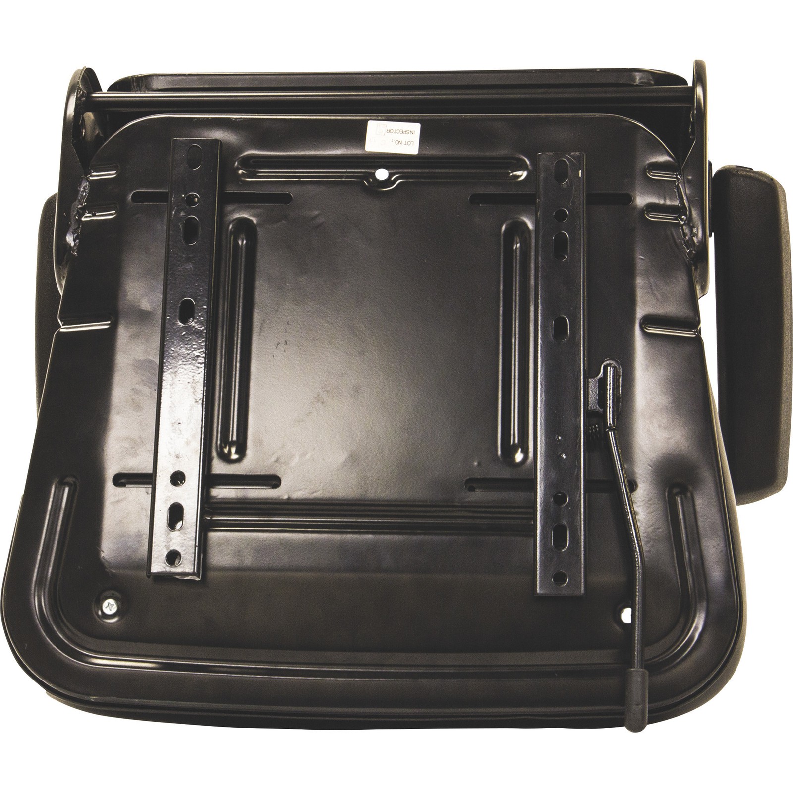Black Talon Universal Folding Bucket Seat with Armrests, Black, Model# 355000BK