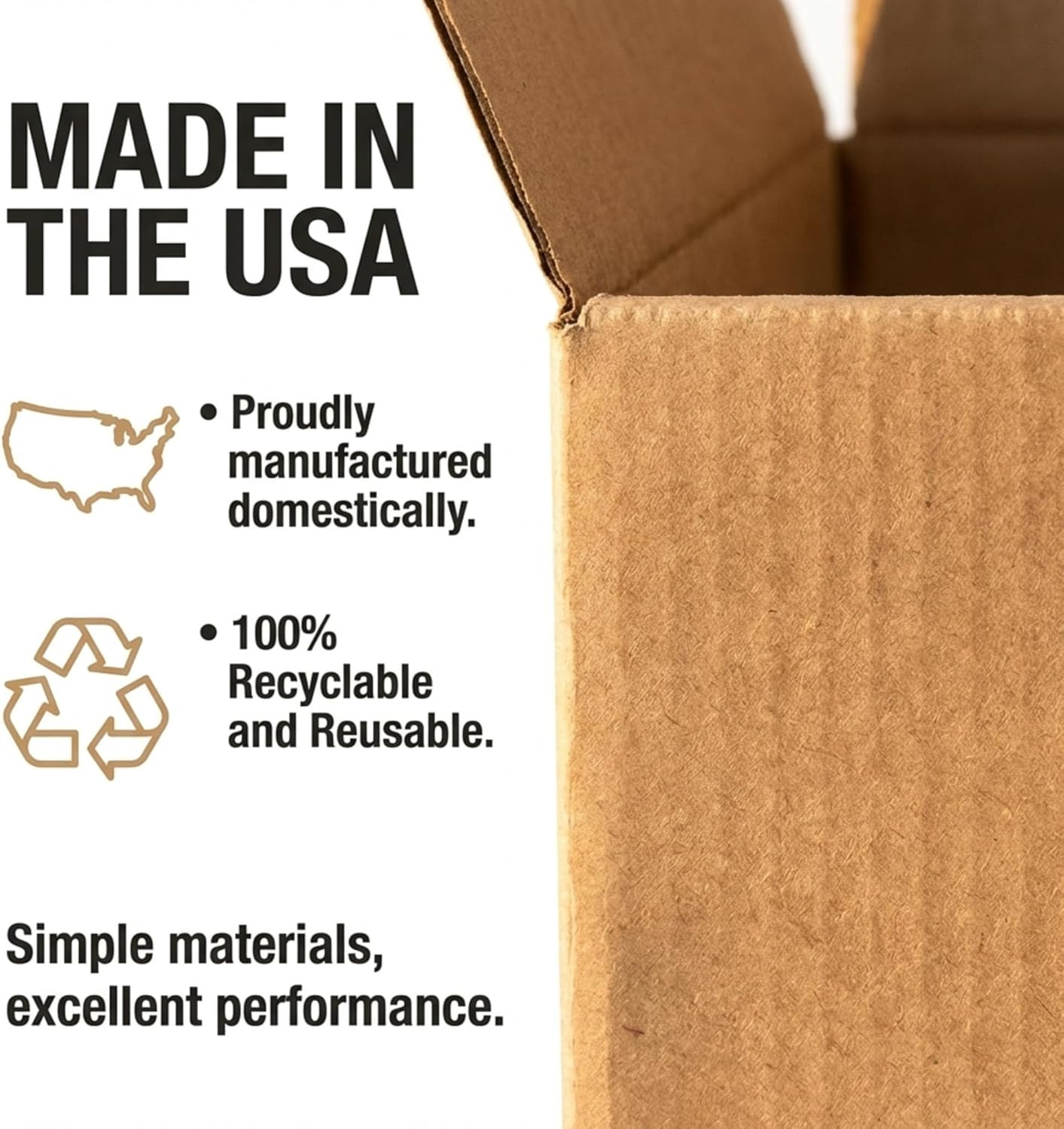 Medium Shipping Boxes 12″L x 9″W x 4″H, 25-Pack, Corrugated Cardboard