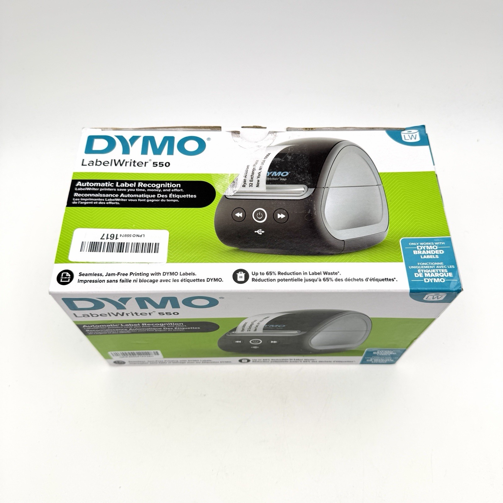 DYMO LabelWriter 550 USB Thermal Label Printer Tested & Working