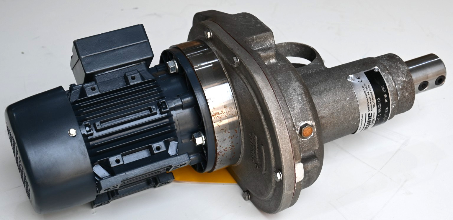 DOVER NEPTUNE JG-2.1 MMAD71G PORTABLE GEAR DRIVE TANK MIXER 290 RPM