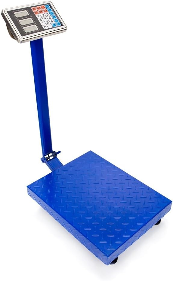 300KG/661lb Electronic Digital Platform Scale Heavy Duty Folding Floor Scales US