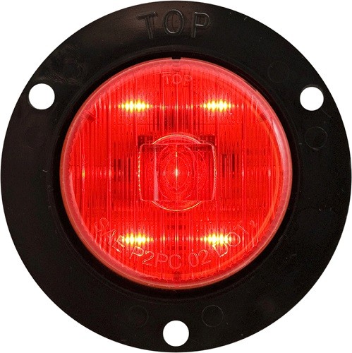 Optronics – MCL52RMBP – LED M/C FLNGE 2in. RND WTHR CONN RED P – (Pack of 1)