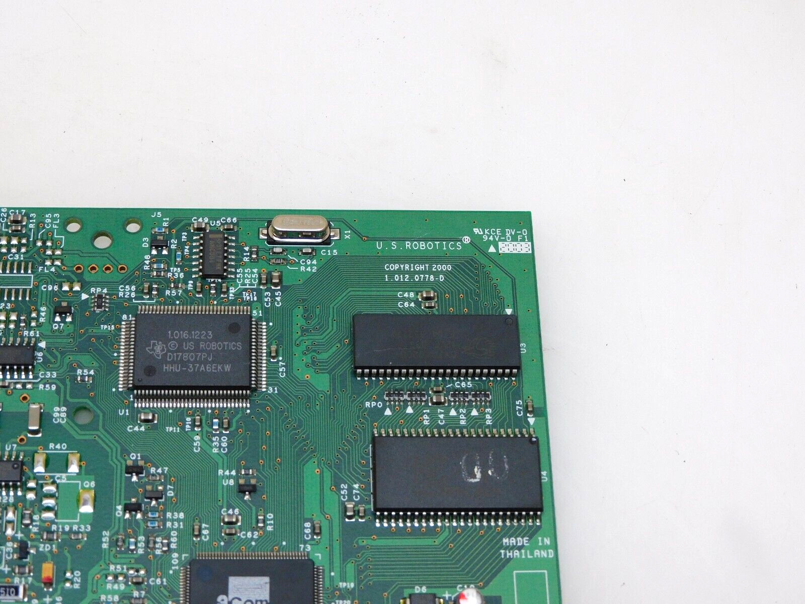 U.S. ROBOTICS 1.012.0778-D PC BOARD USR5610B-VAR-20 CJEMUL-35739-M5-E REN:0.1B