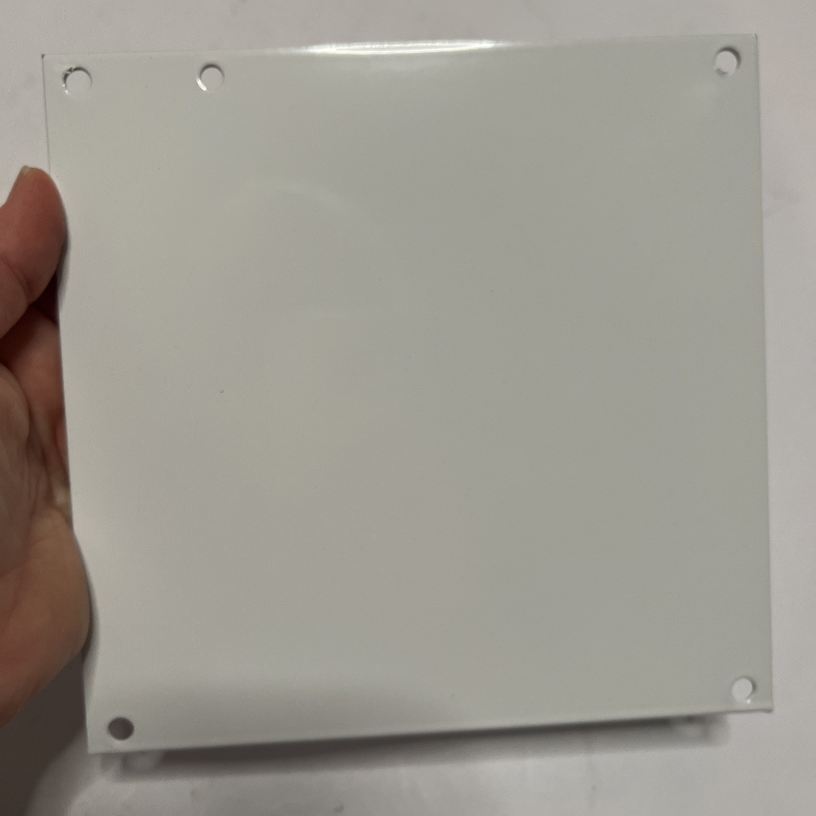 Lot of 4 nVent Hoffman Interior Panel Cover 8″ x 8″ White For Junction Box A8P8
